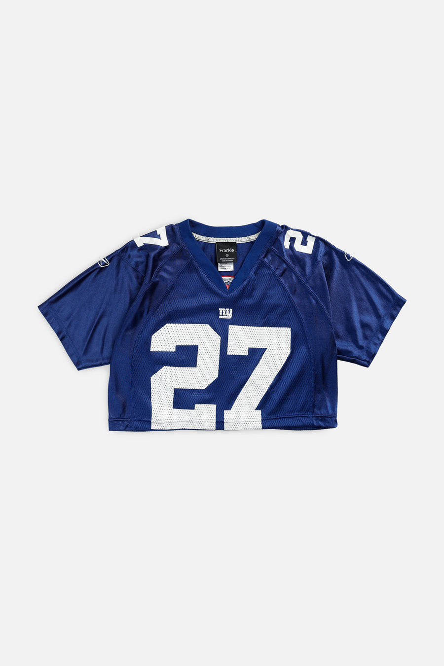 Rework Crop NY Giants NFL Jersey - XS