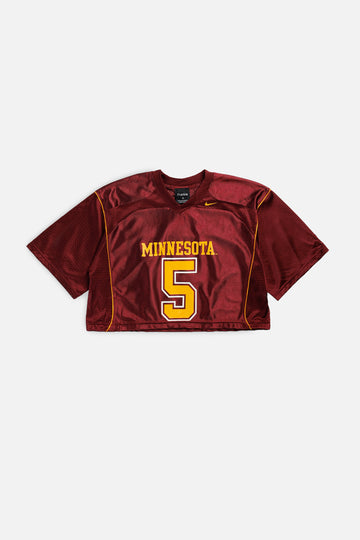 Rework Crop Minnesota Gophers NCAA Jersey - M