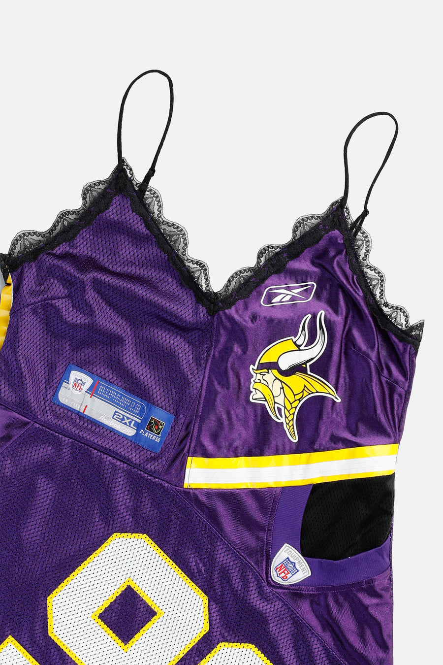 Rework Minnesota Vikings NFL Lace Dress - XL