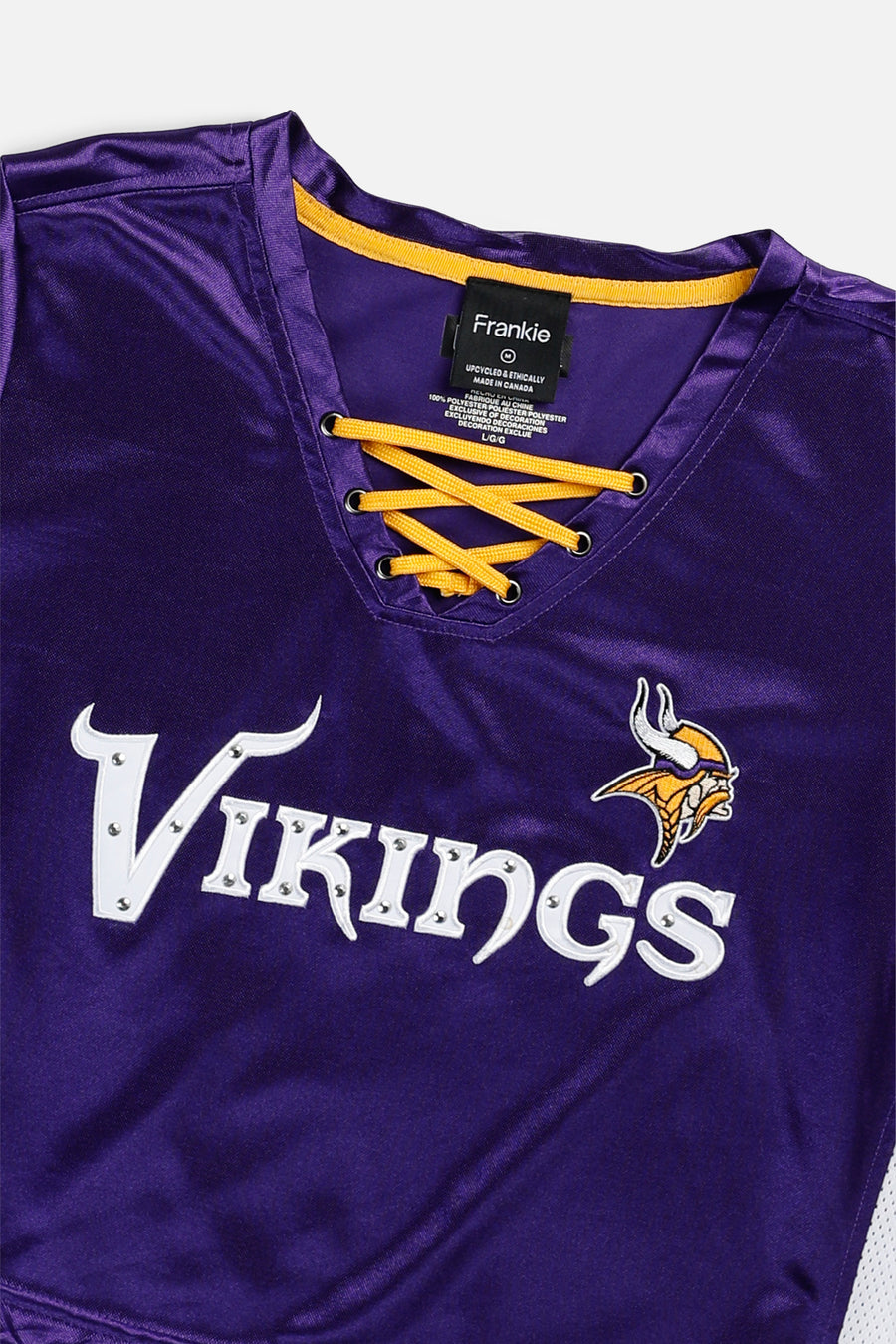 Rework Crop Minnesota Vikings NFL Jersey - M