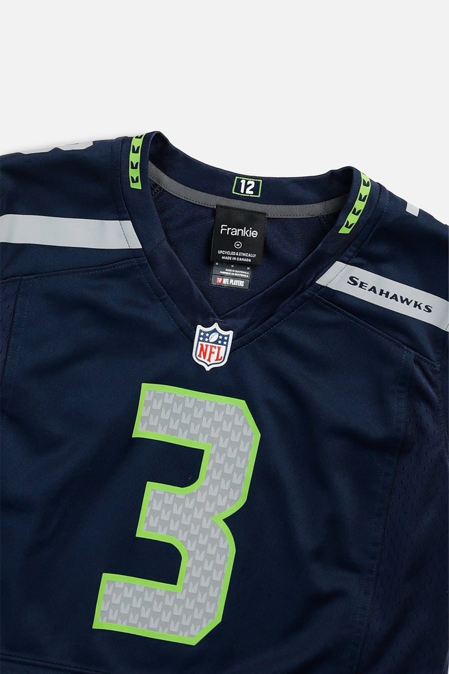 Rework Crop Seattle Seahawks NFL Jersey - M