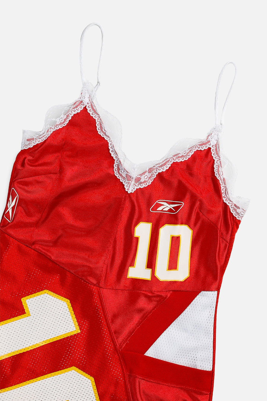 Rework Kansas City Chiefs NFL Lace Dress - S