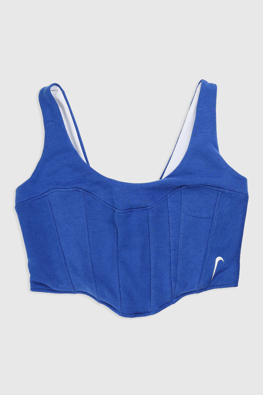 Rework Nike Sweatshirt Bustier - XL