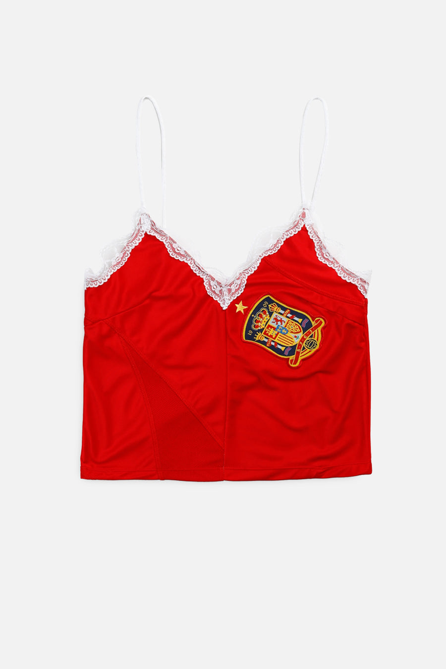 Rework Spain Soccer Lace Tank - XS