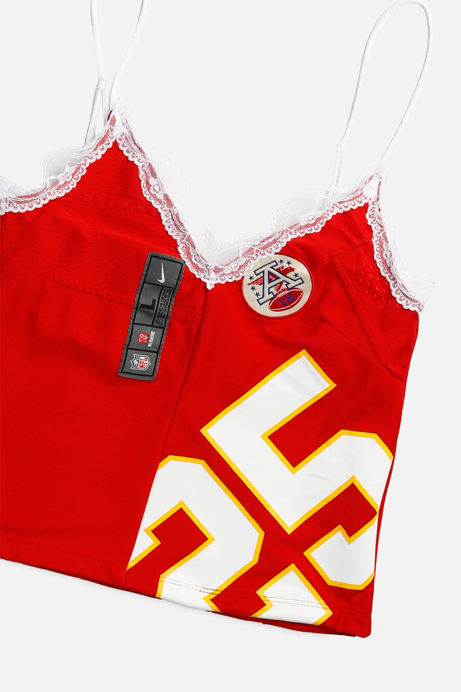 Rework Kansas City Chiefs NFL Lace Tank - XS