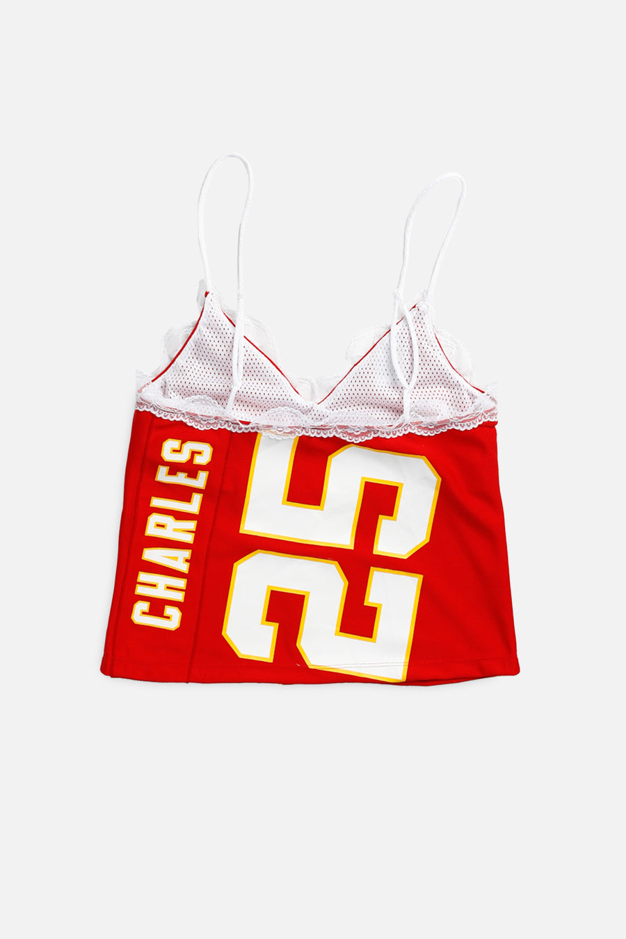 Rework Kansas City Chiefs NFL Lace Tank - XS