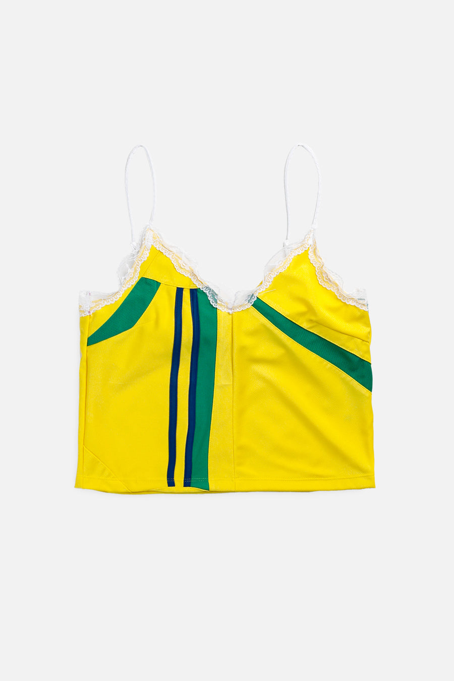 Rework Brazil Soccer Lace Tank - S