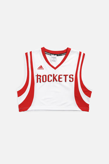 Rework Houston Rockets NBA Crop Jersey - M