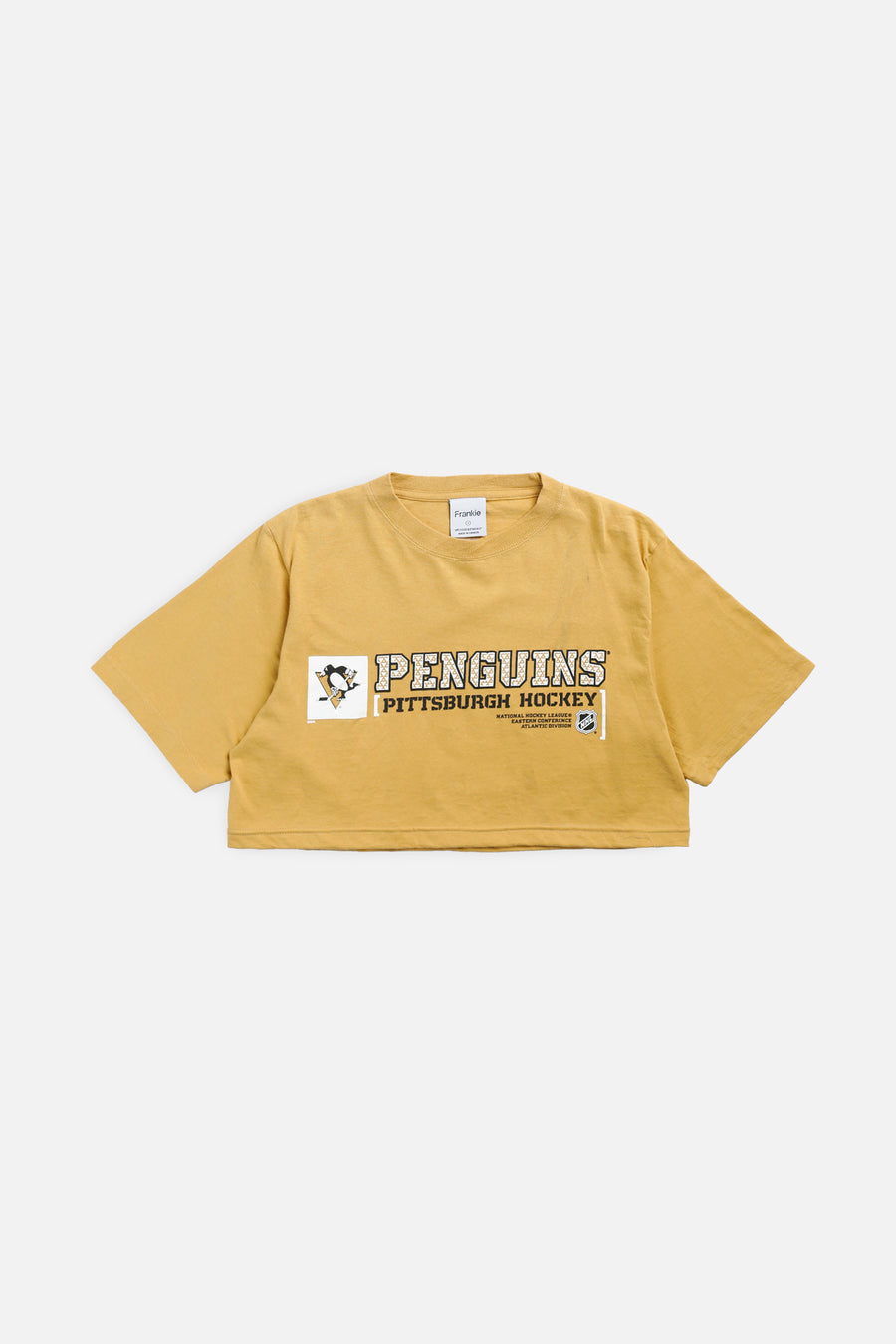 Rework Pittsburgh Penguins NHL Crop Tee - S