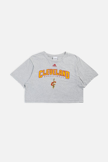 Rework Cleveland Cavaliers NBA Crop Tee - M