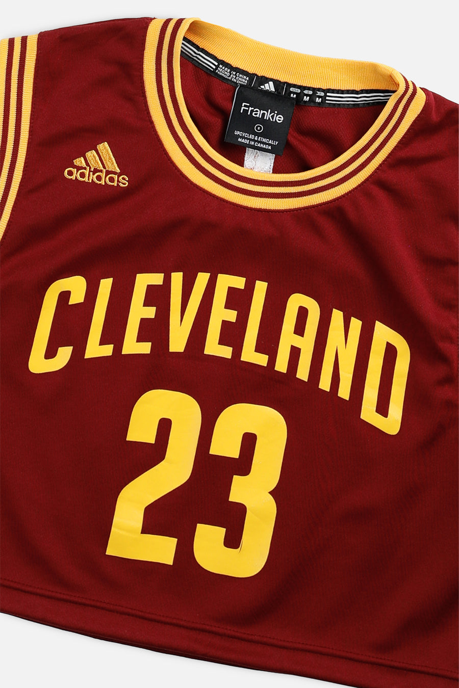 Rework Cleveland Cavaliers NBA Crop Jersey - S