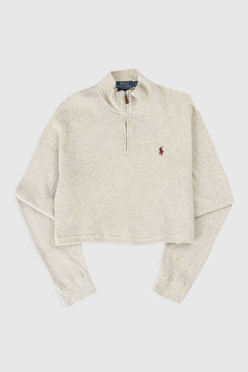 Rework Crop Sweater - XL
