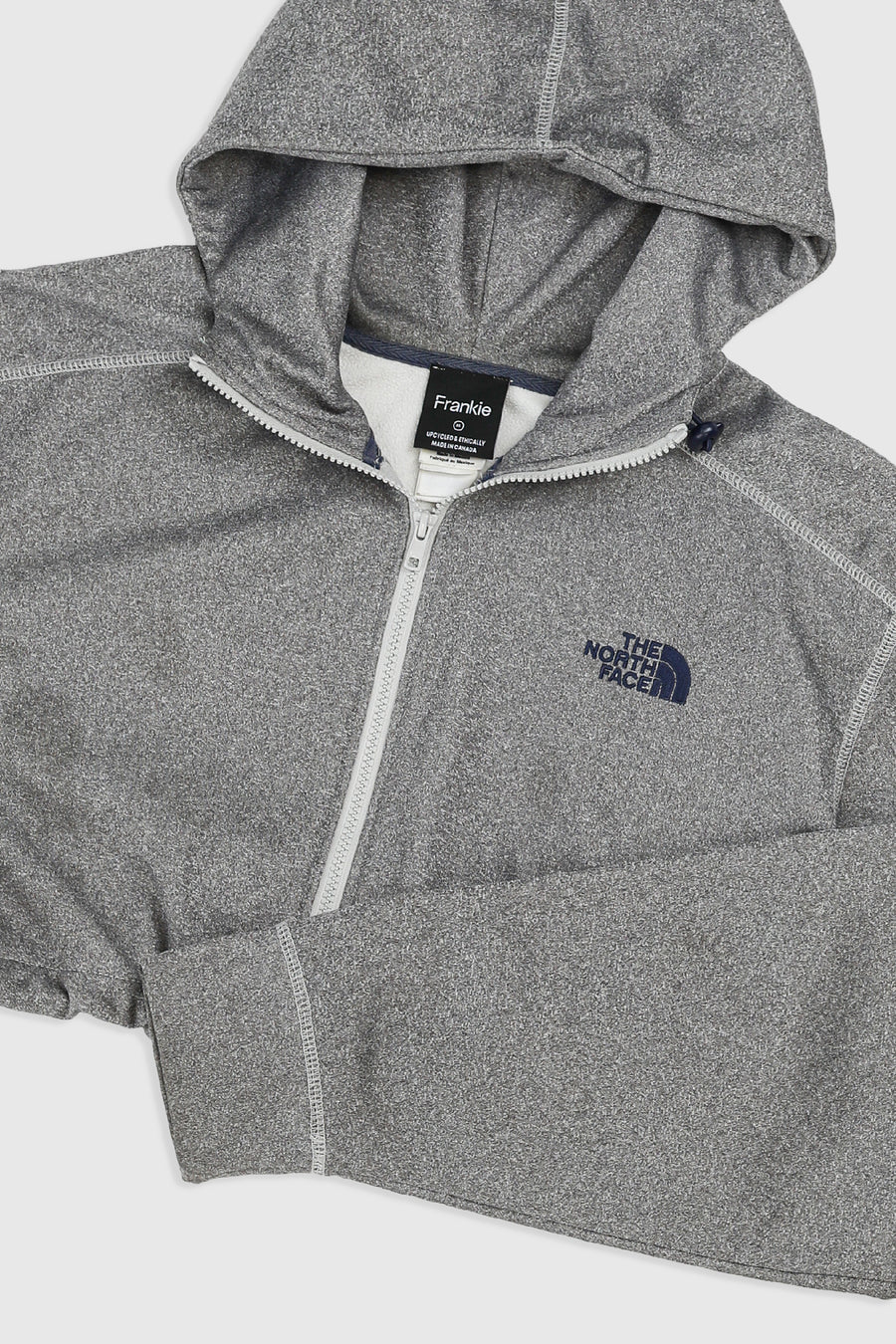 Rework North Face Cinched Crop Sweatshirt - XL