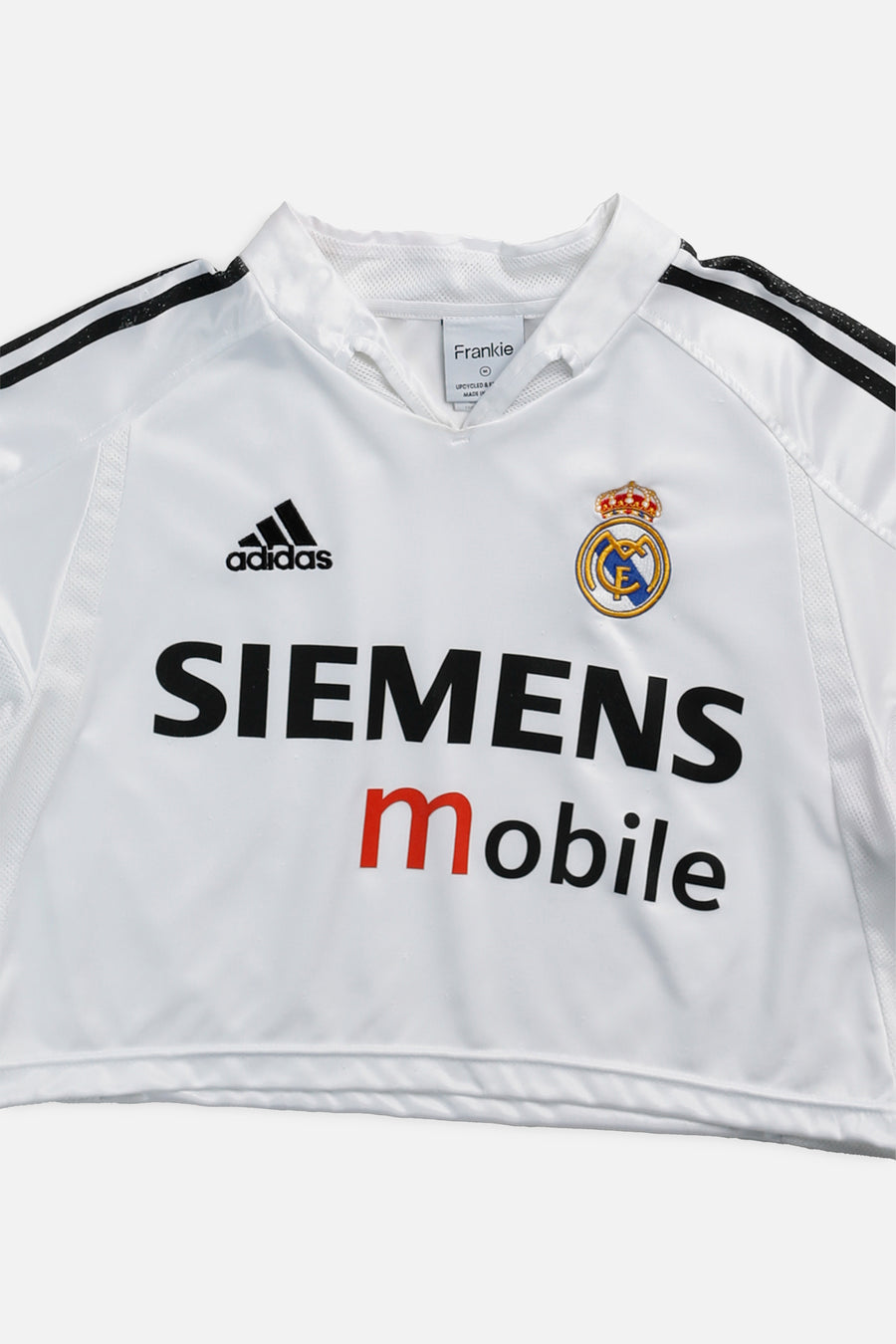 Rework Crop Madrid Soccer Jersey - M