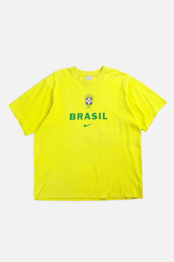 Vintage Brazil Soccer Tee - L