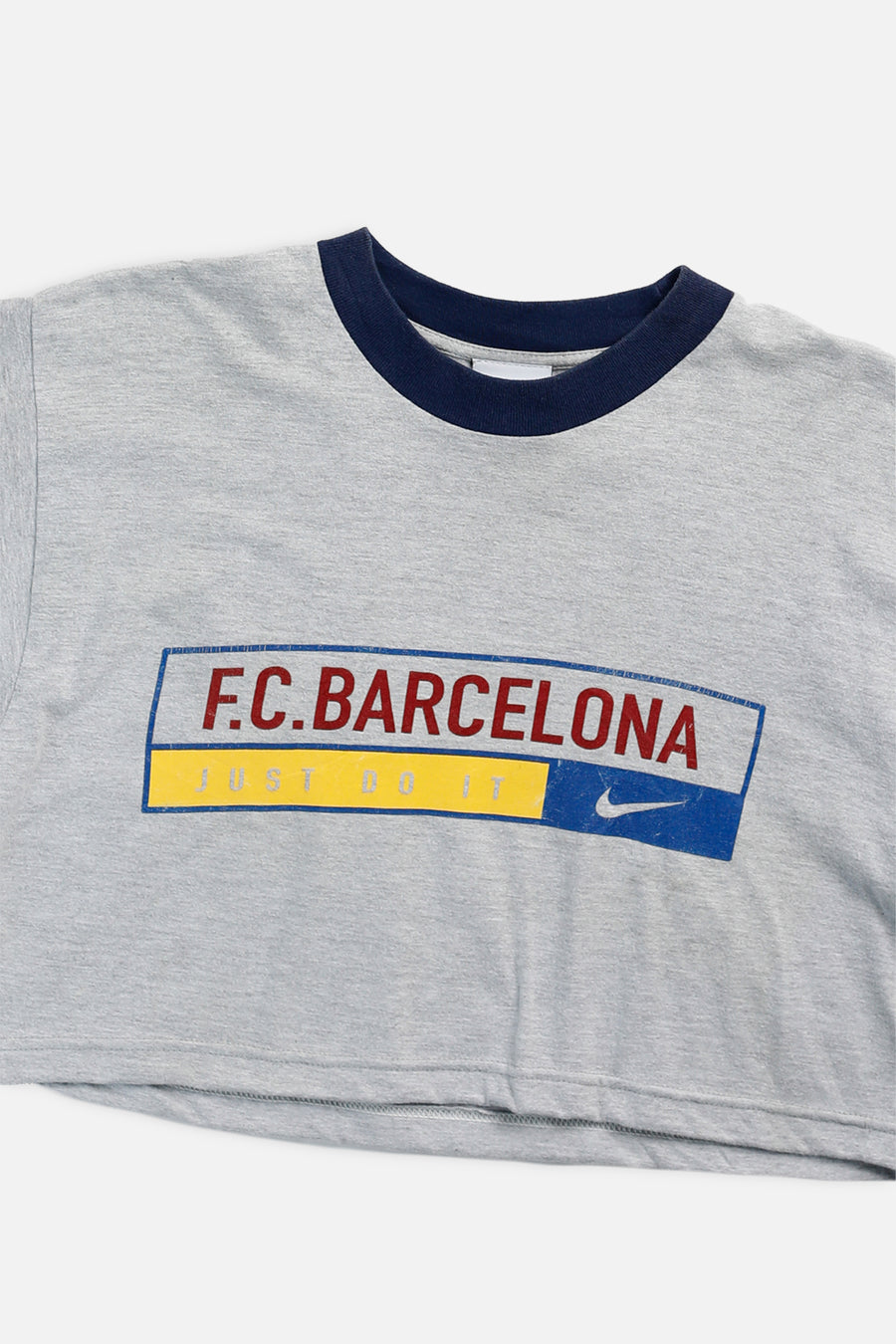 Rework Crop Barcelona Soccer Tee - M