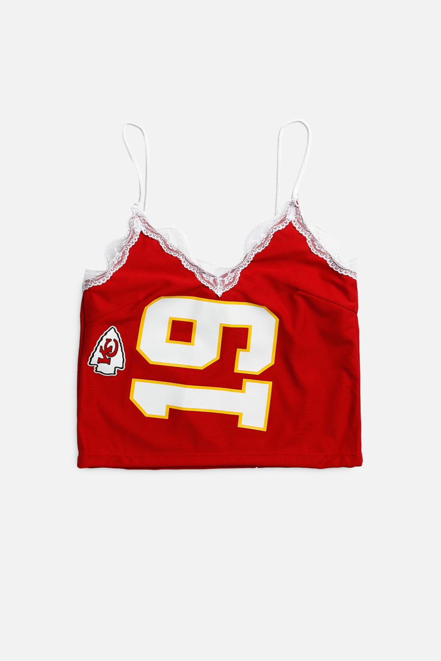 Rework Kansas City Chiefs NFL Lace Tank - M