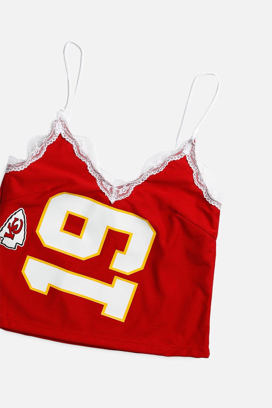 Rework Kansas City Chiefs NFL Lace Tank - M