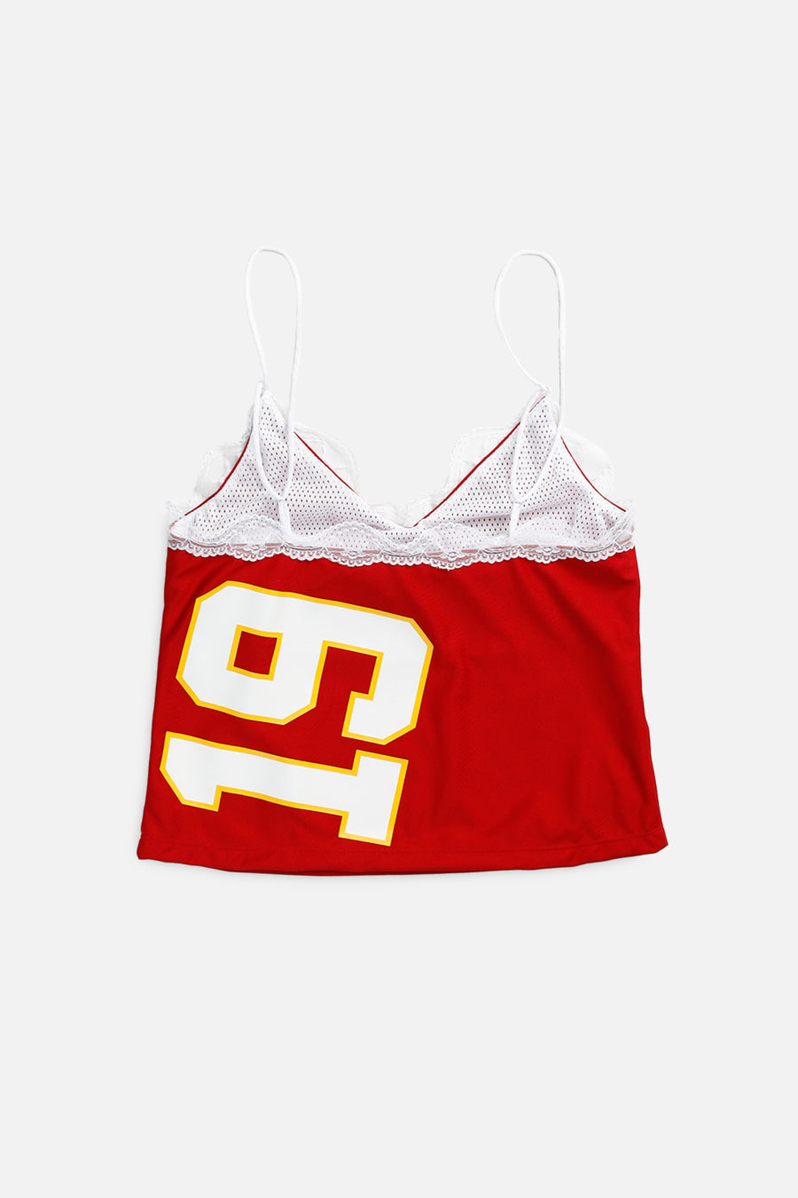 Rework Kansas City Chiefs NFL Lace Tank - M