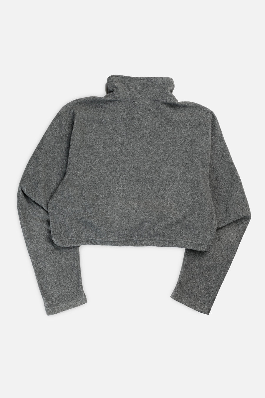 Rework North Face Crop Fleece Sweater - L