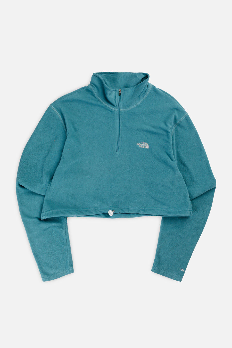 Rework North Face Crop Fleece Sweater - L