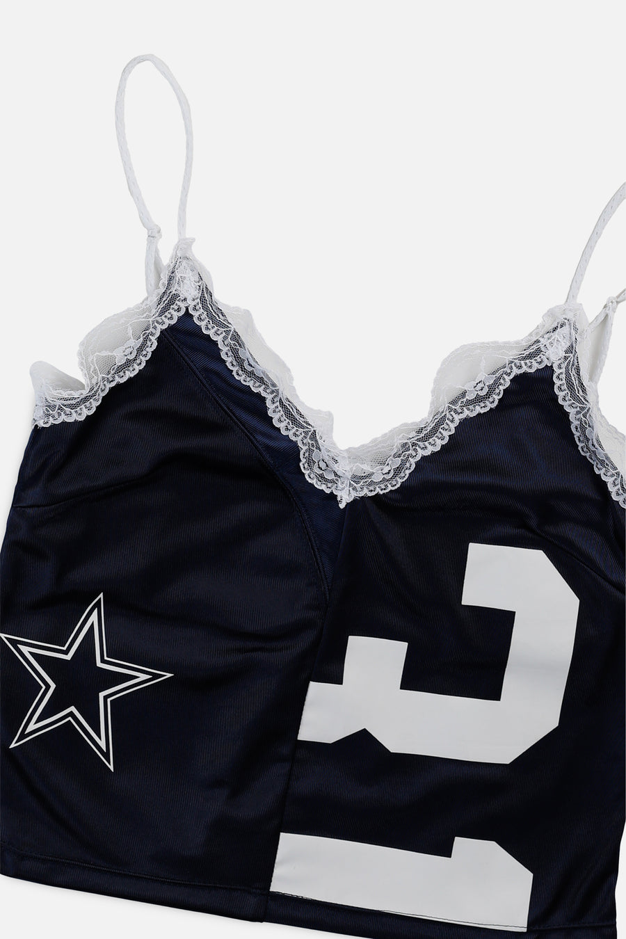 Rework Dallas Cowboys NFL Lace Tank - XS