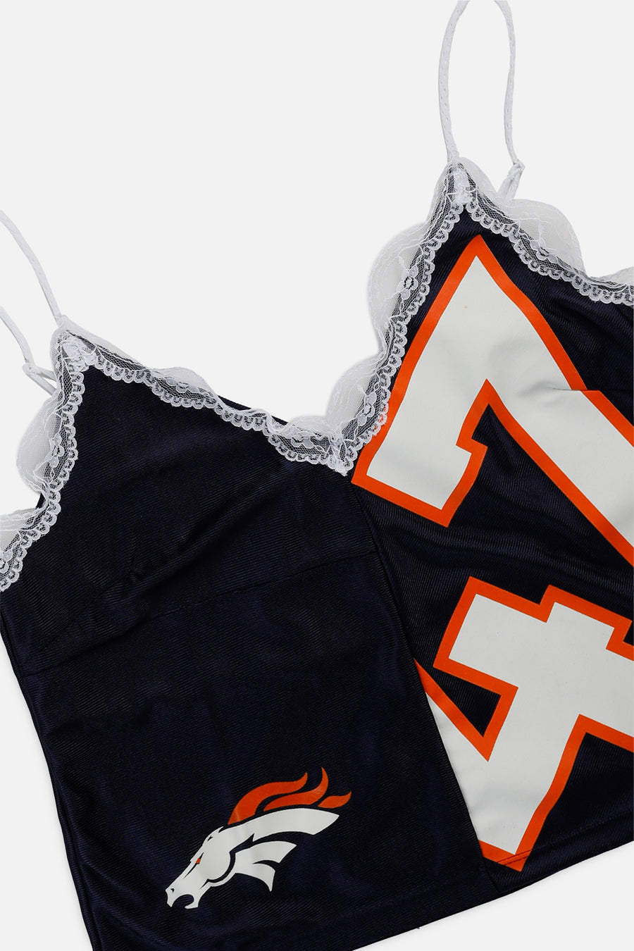 Rework Denver Broncos NFL Lace Tank - M