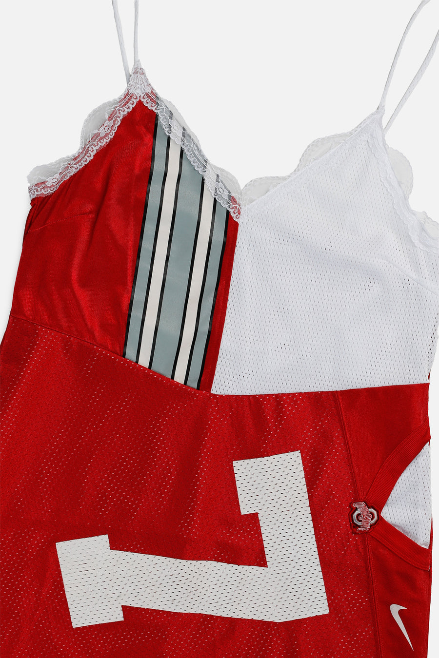 Rework Ohio State NCAA Lace Dress - XL