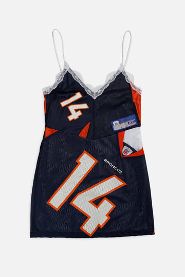 Rework Denver Broncos NFL Lace Dress - M