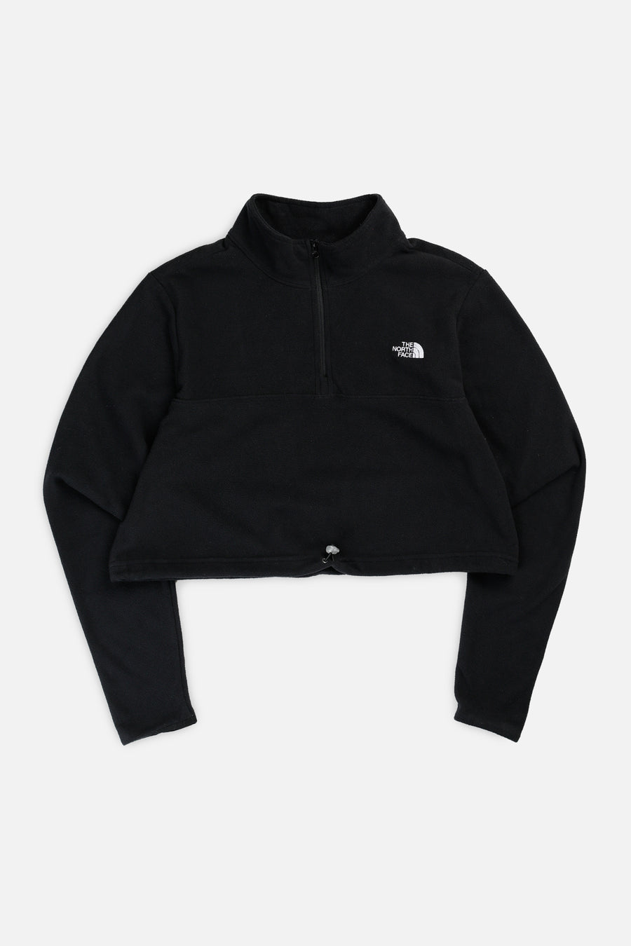 Rework North Face Crop Fleece Jacket - L