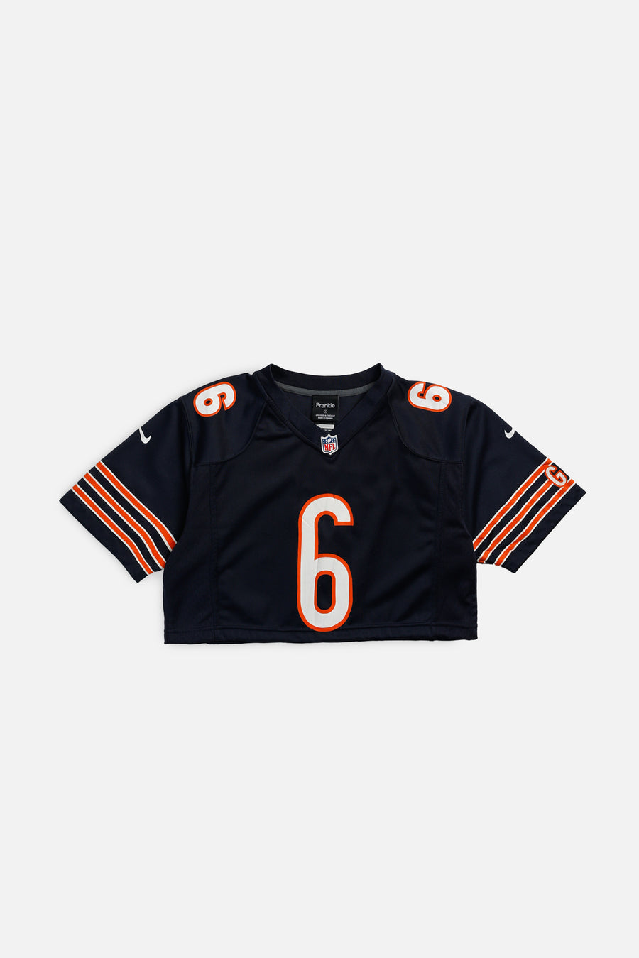 Rework Crop Chicago Bears NFL Jersey - S