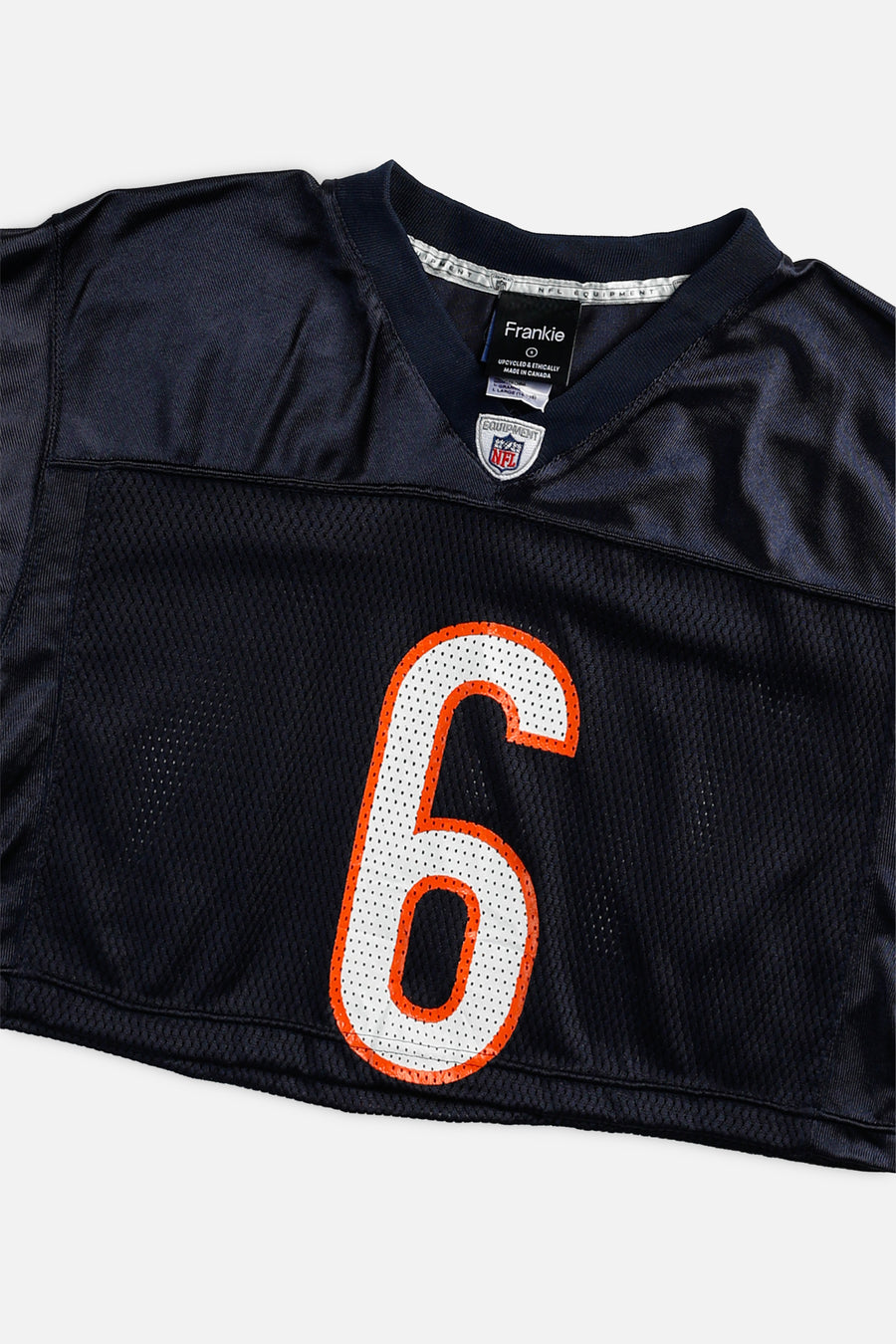 Rework Crop Chicago Bears NFL Jersey - S