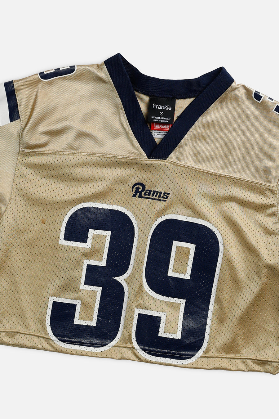 Rework Crop LA Rams NFL Jersey - S