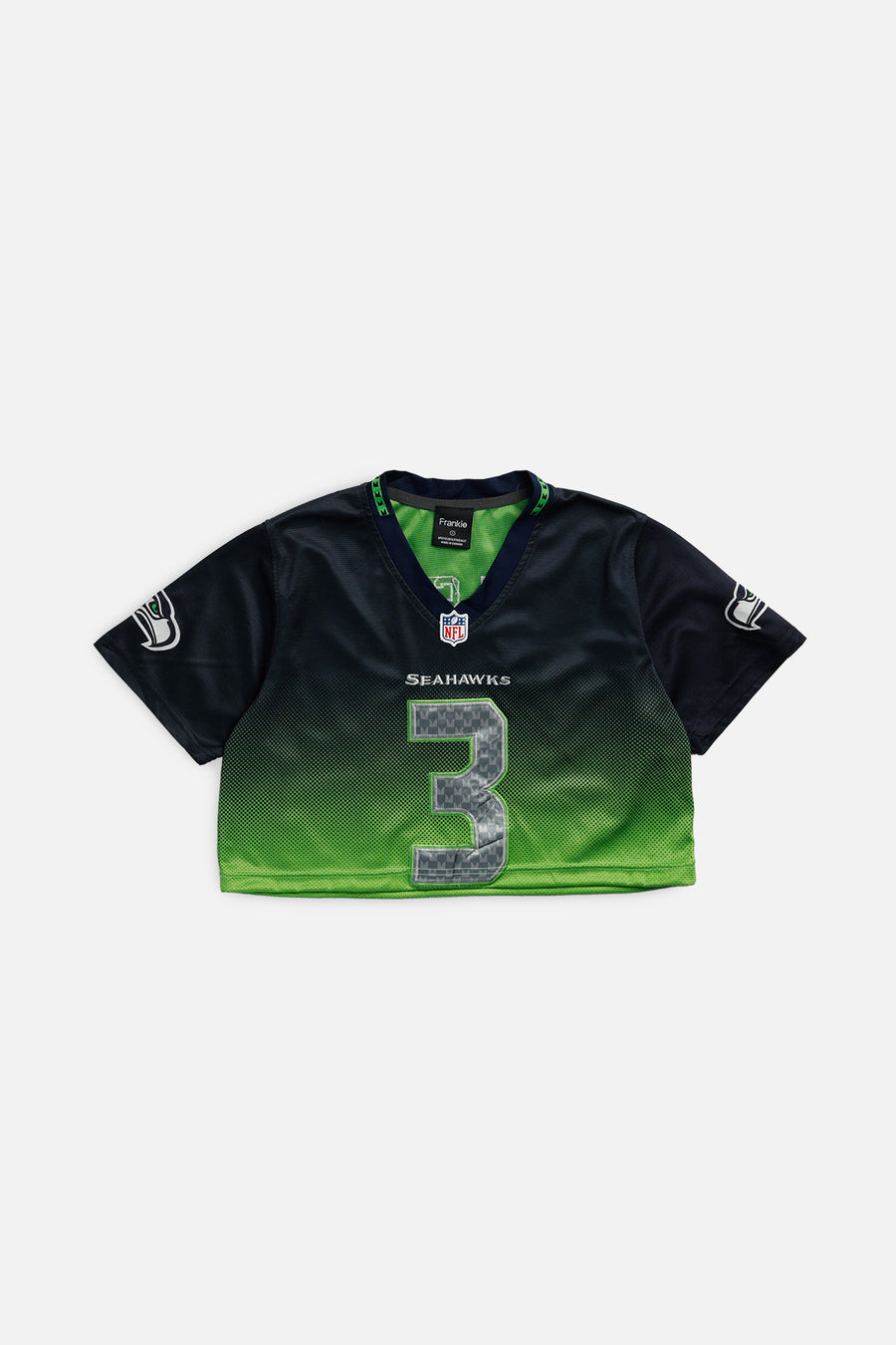 Rework Crop Seattle Seahawks NFL Jersey - S