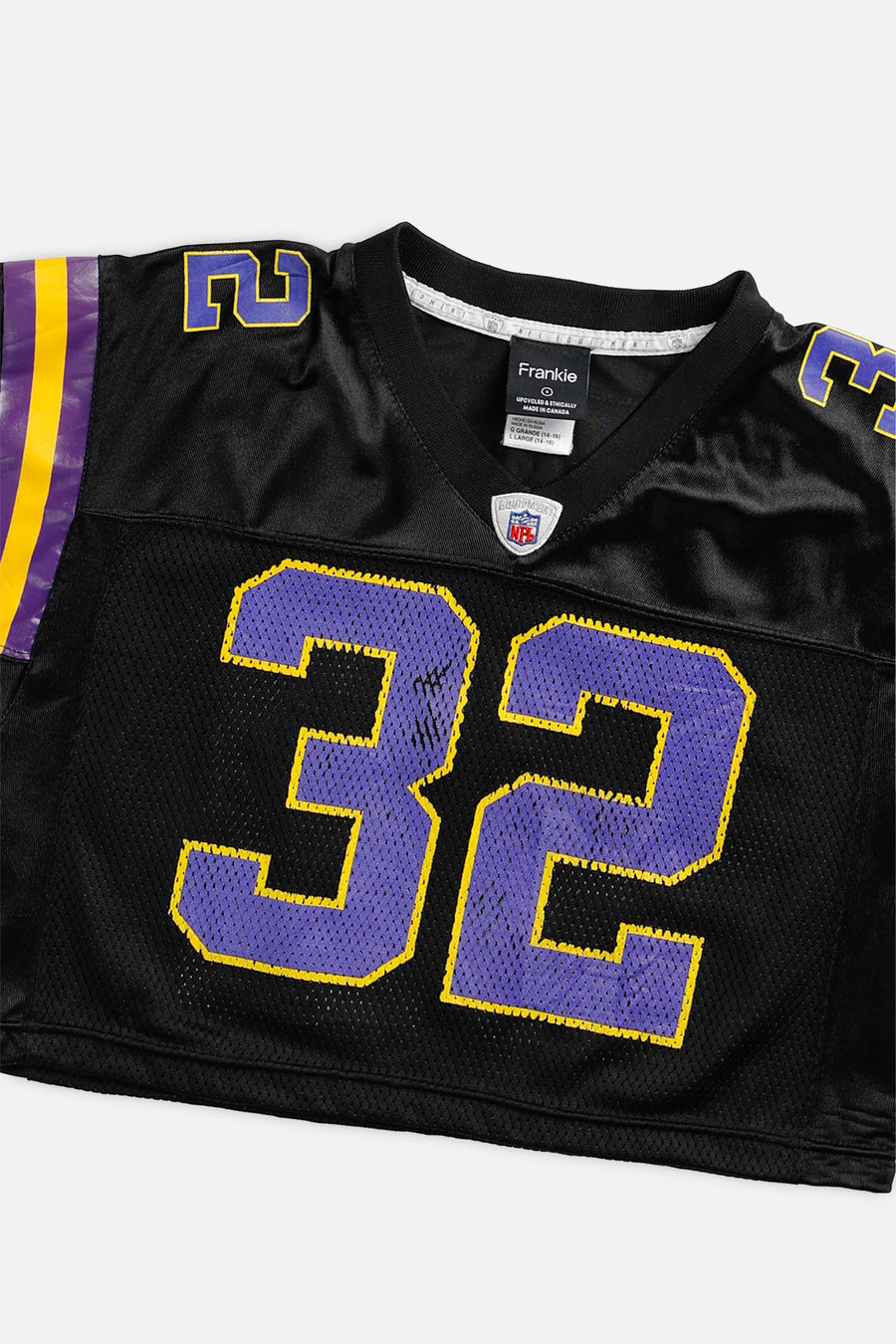 Rework Crop Minnesota Vikings NFL Jersey - S