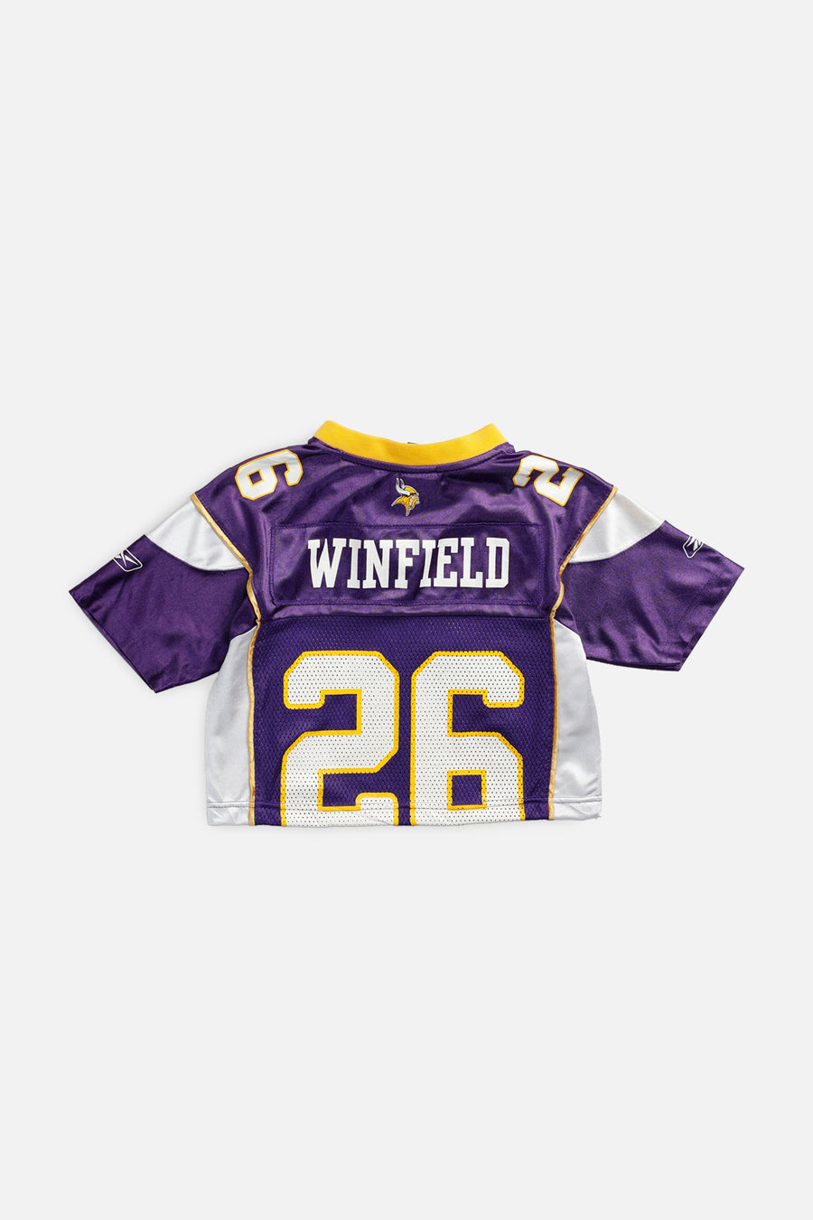 Rework Crop Minnesota Vikings NFL Jersey - XS