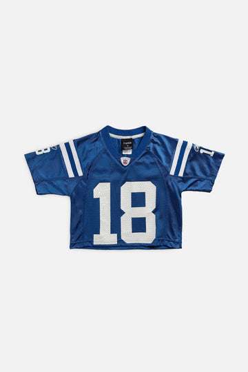 Rework Indianapolis Colts Crop NFL Jersey - XS