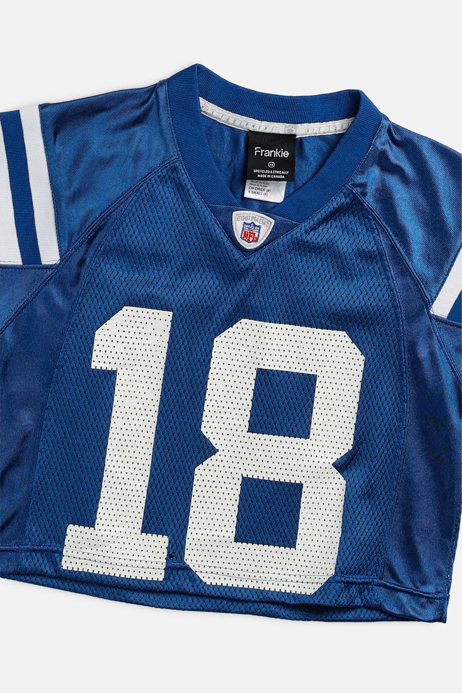 Rework Indianapolis Colts Crop NFL Jersey - XS