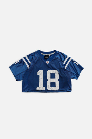 Rework Crop Indianapolis Colts NFL Jersey - S