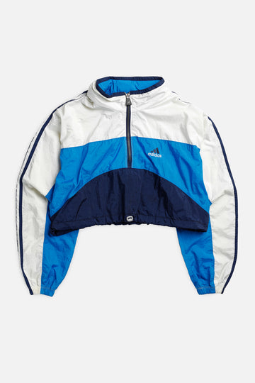 Rework Adidas Crop Windbreaker - XL