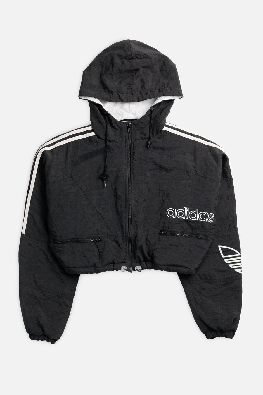 Rework Adidas Crop Puffer Jacket - XL