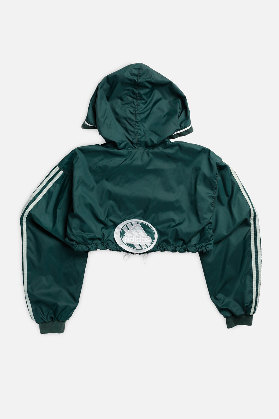 Rework Adidas Micro Crop Windbreaker - XL