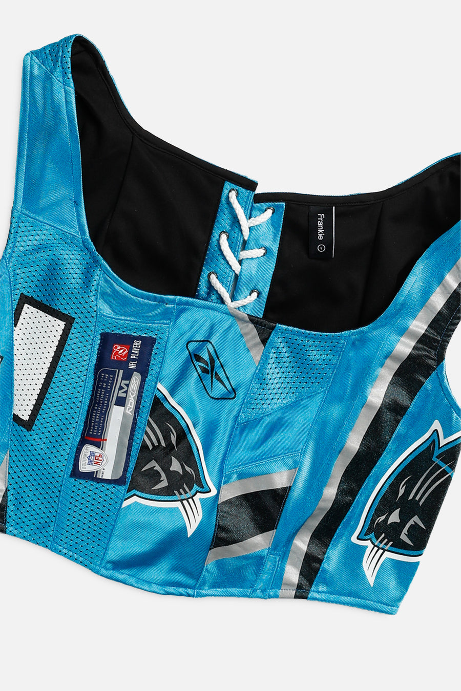 Rework Carolina Panthers NFL Corset - L