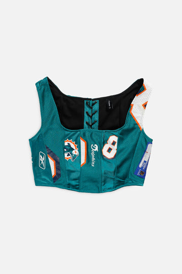 Rework Miami Dolphins NFL Corset - L