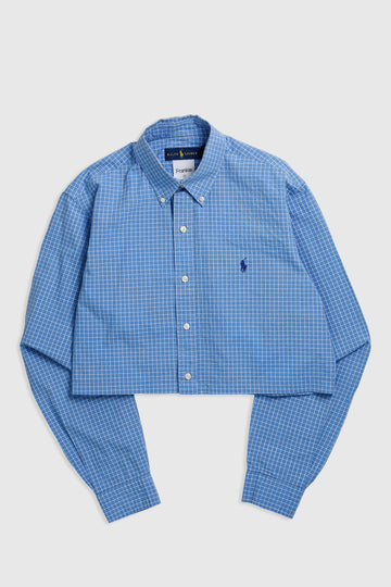 Rework Oxford Crop Shirt - XL