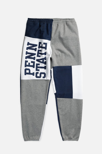 Unisex Rework Penn State Patchwork Sweatpants - L