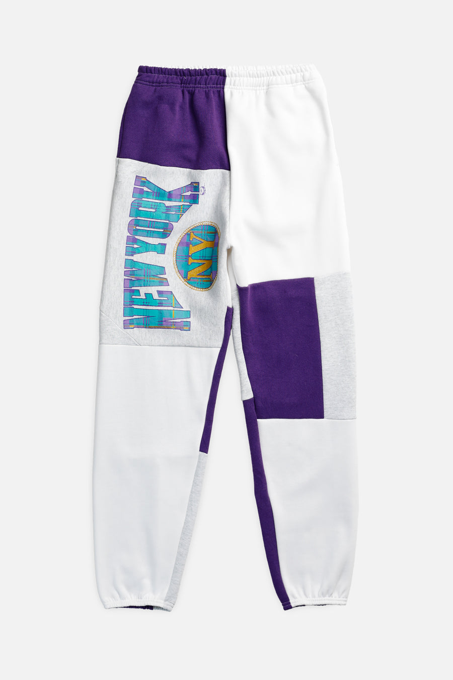 Unisex Rework New York Patchwork Sweatpants - XS