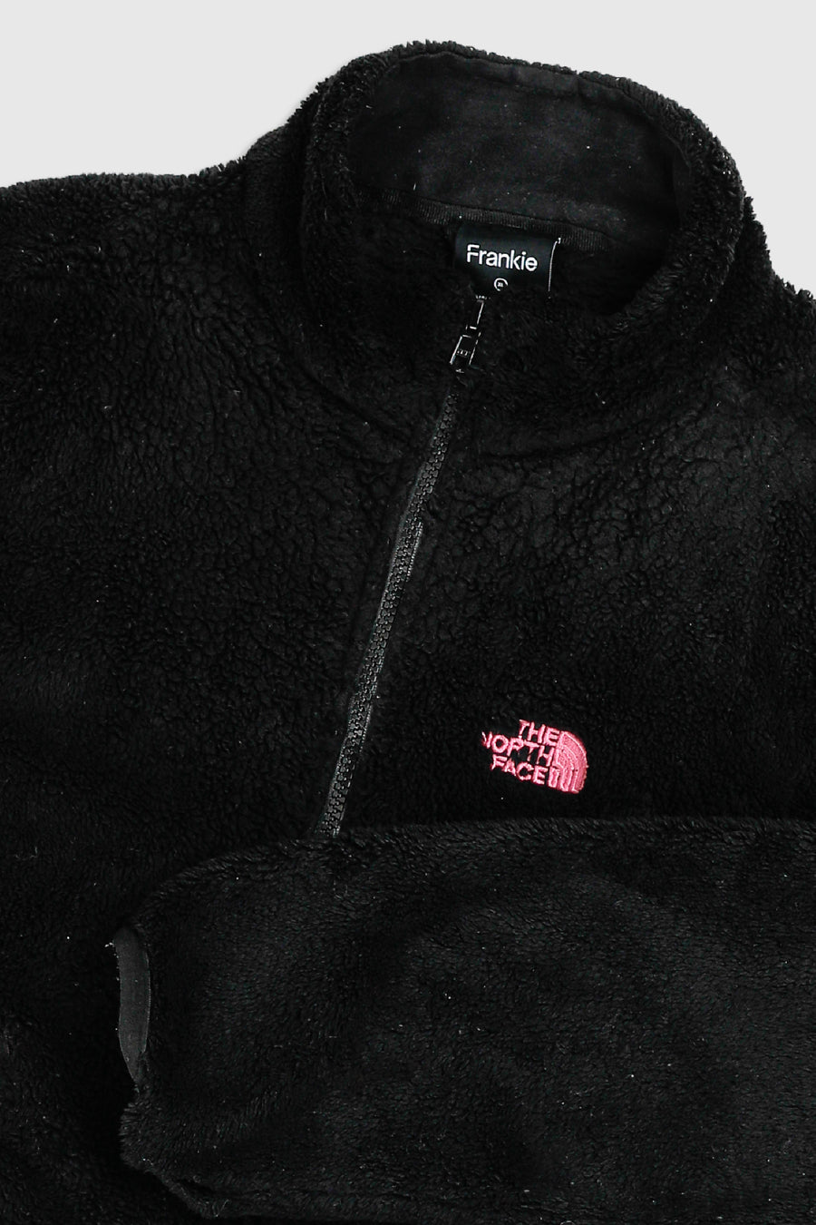 Rework North Face Crop Fleece Jacket - XL