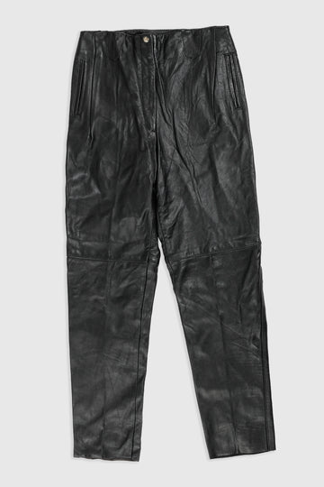 Vintage Leather Pants - Women's L