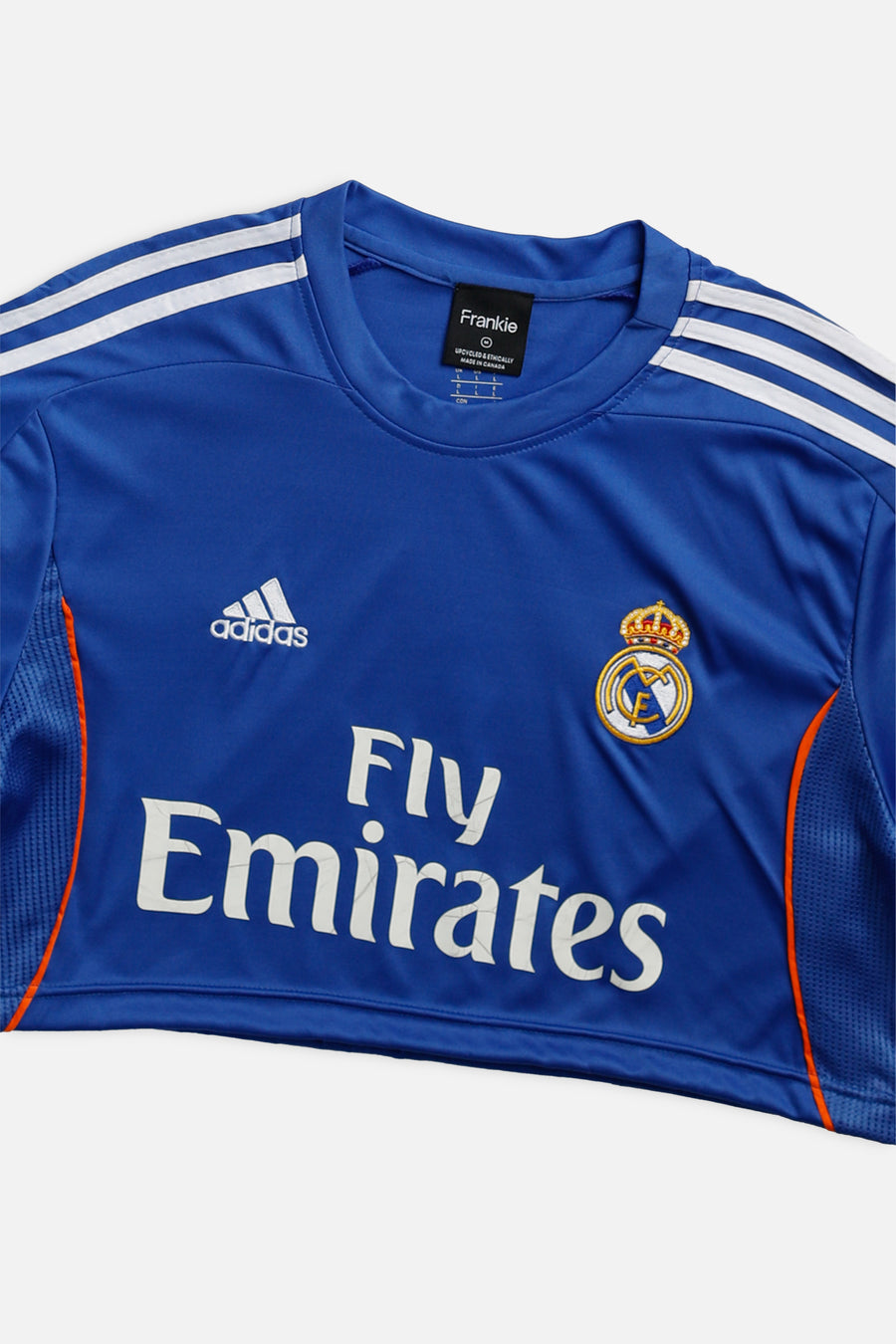 Rework Crop Madrid Soccer Jersey - M